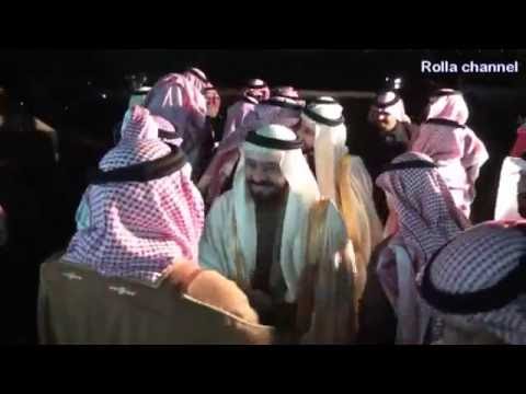 الامير نايف الشعلان والامير سعود الشعلان فى ضيافة الروله با الجوف