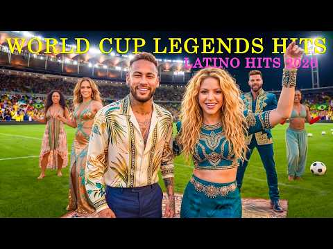 Shakira, Ricky Martin, Jennifer Lopez I Best World Cup Legends Hits 2026  | Neymar Jr