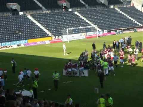 Largs Thistle v Linlithgow Rose - Scottish Junior Cup Final 2010 Celebrations & Presentation
