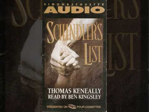 Audio Book "Schindler's List" by Thomas Keneally Read by Ben Kingsley 1993 Holocaust WW2