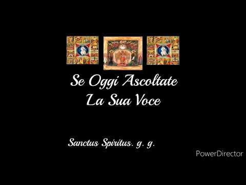 Se Oggi Ascoltate La Sua Voce (Salmo 95) (Kiko A.)