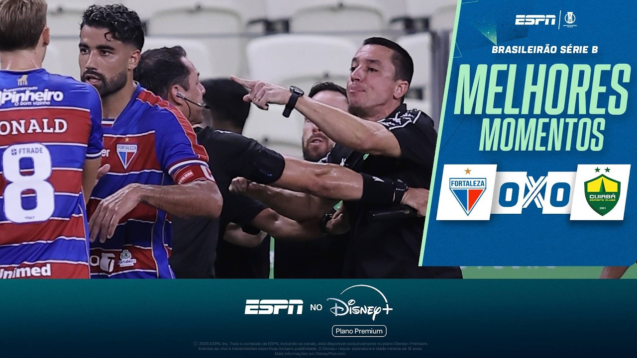 Fortaleza vs Cuiabá Highlights