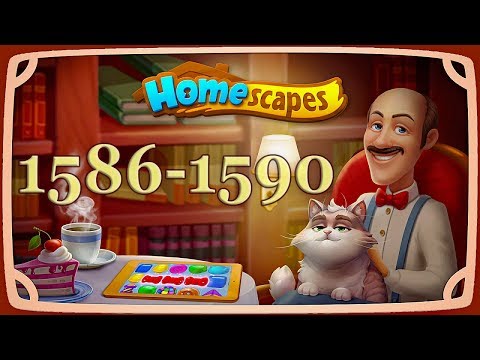 HomeScapes level 1586, 1587, 1588, 1589, 1590