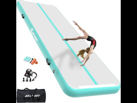 Review: AKSPORT Gymnastics Air Mat: Inflatable Tumbling Track for Home & Gym