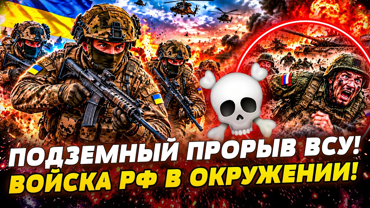 🔥ВПЕРВЫЕ ЗА ВСЮ ВОЙНУ! ПОДЗЕМНОЕ КОНТРНАСТУПЛЕНИЕ ВСУ: СОТНИ РУССКИХ В КАПК