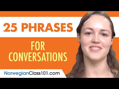 25 Norwegian Phrases to Use in a Conversation