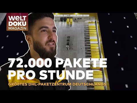 NACHTSCHICHT IN DEUTSCHLANDS GRÖSSTEN DHL-PAKETZENTRUM: Ein Blick hinter die Kulissen | WELT Magazin
