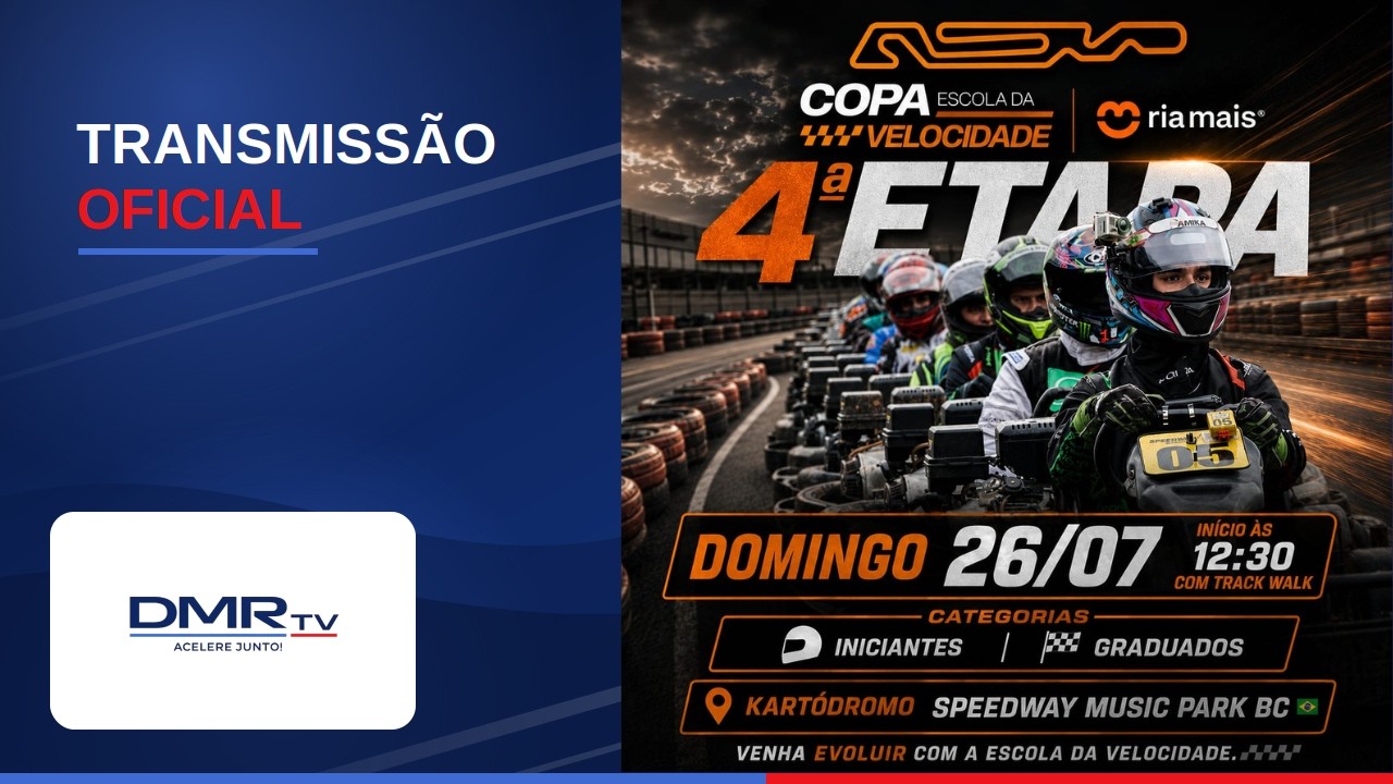 🟢 AO VIVO | COPA ESCOLA DA VELOCIDADE | CLINICA RIA MAIS