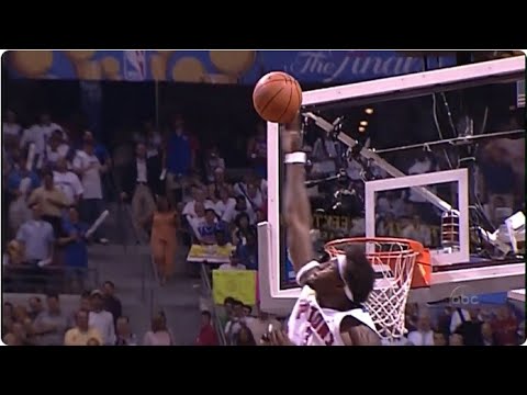 Ben Wallace's Afro-Swaying Goaltend of Shaquille O'Neal's Jump Hook (2004 Finals)