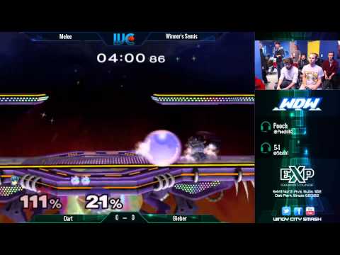 WDW 1/21/15 -Bieber (Puff) vs Dart (Marth/Fox)