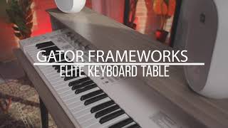 Video thumbnail for Gator Frameworks Elite Keyboard Table by Gator Cases