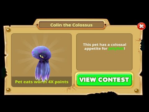 Colin the Colosus New Live Contest (Galleon Map) - Hungry Shark World