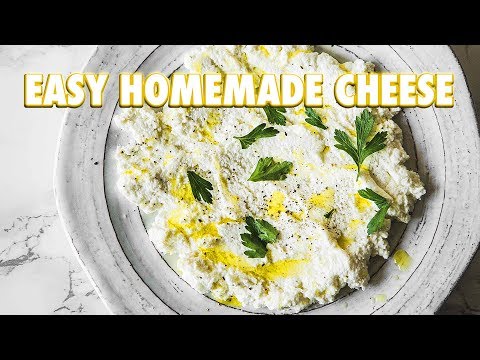 The Easiest Homemade Cheese Ever: Ricotta