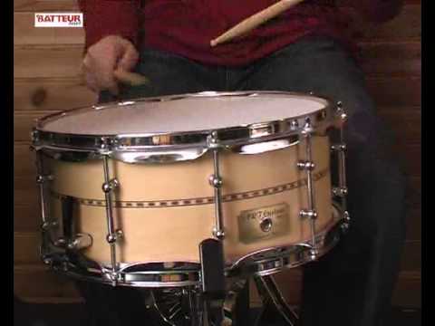 Fabien Meissonnier teste une 14x5 Art Custom Drums 106