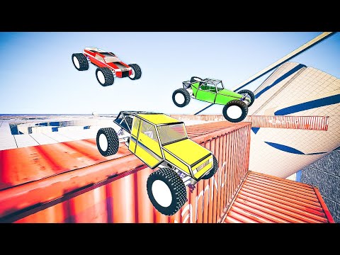 RC Car Death Falls - Beamng drive | SpeedRolls