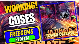 *NEW CODES* ROBLOX Ultimate Tower Defense CODES 2025 | Ultimate Tower Defense CODES