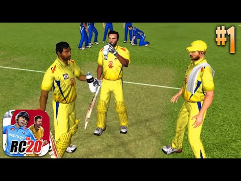 (RC 20) Playing Real Cricket 20 for first time! Better than WCC 3? - RC 20