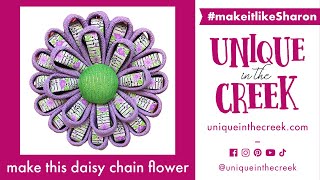 DAISY CHAIN WITH RIBBON | Flower Wreath | Unique in the Creek Small Board