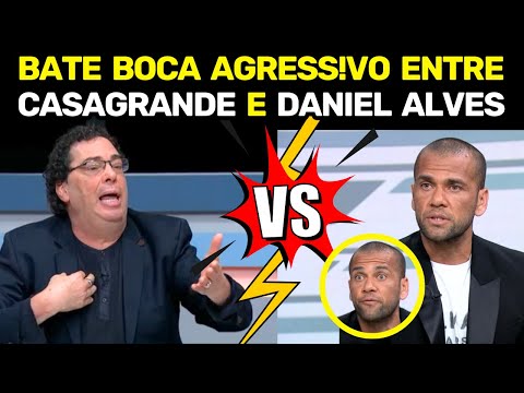 DISCUSSION between CASAGRANDE and DANIEL ALVES in a Controversial Interview with Journalists