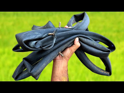 You WON'T Believe This Genius Old Bike Tube Idea -- Don't Throw Them Away!