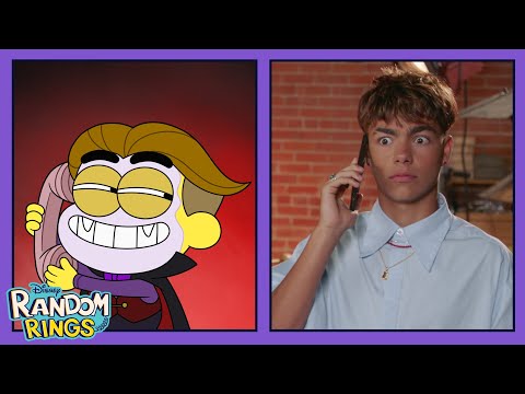 Cricket Green Calls Malachi Barton from ZOMBIES 4! 💚 | Random Rings | @disneychannelanimation