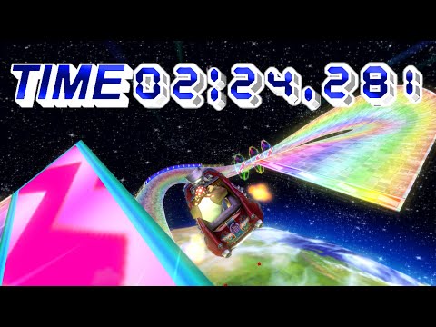 Rainbow Road (No-Glitch) - 2:24.281 (World Record)