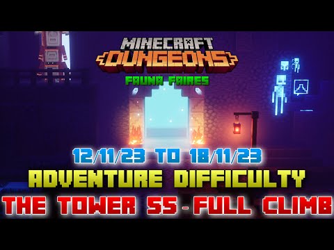 Unbelievable! Master The Tower 55 in Minecraft Dungeons