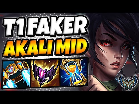 T1 Faker Akali vs Yone [ MID ] Patch 12.13 Korea Challenger ✅