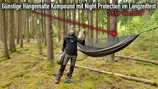 Günstiges Hängematten-Set "Kompound" mit Night Protector von One Tigris  - Langzeittest -