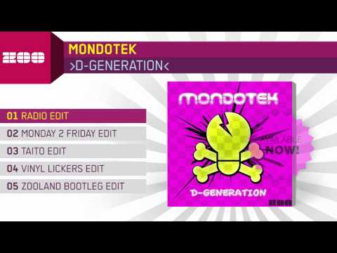 Mondotek - D-Generation (Radio Edit)