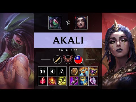 Akali Mid vs LeBlanc - TW Grandmaster Patch 25.17