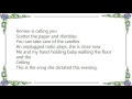 Elvis Costello - Romeo's Seance Lyrics
