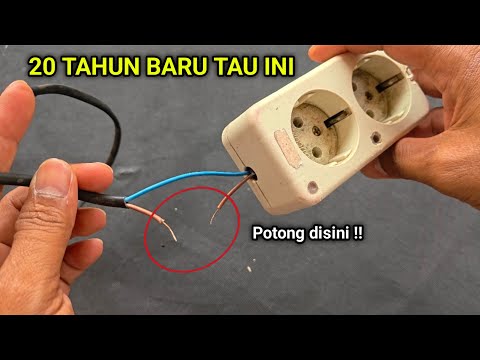 Potong Salah Satu Kabel colokan Listrik Mu ‼️Dan Colokan Listrik Mu jadi Canggih !! 