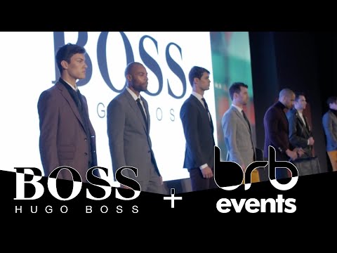 Projeto do evento Hugo Boss | #BTS costurando desfile de moda exclusivo