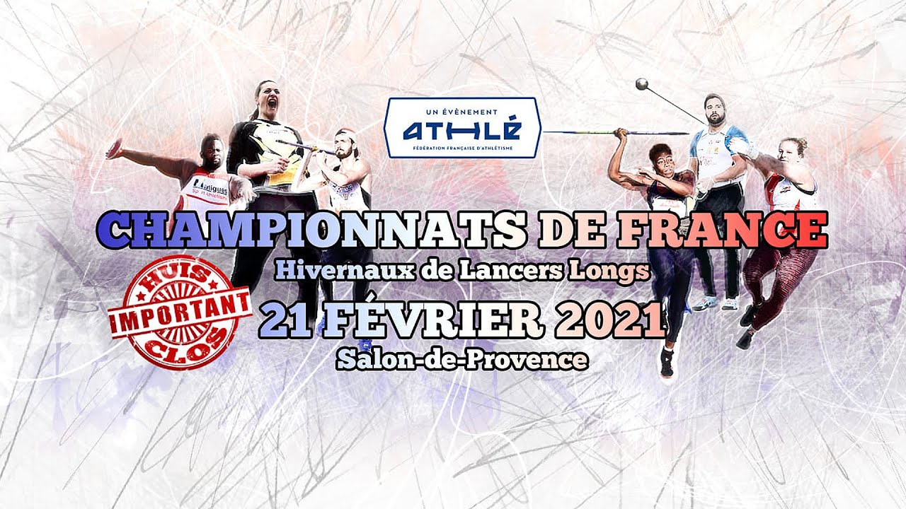 Championnats de France hivernaux de lancers longs 2021