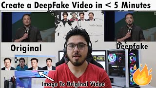 How To Create Deepfake Videos In 5 Minutes (Hindi)