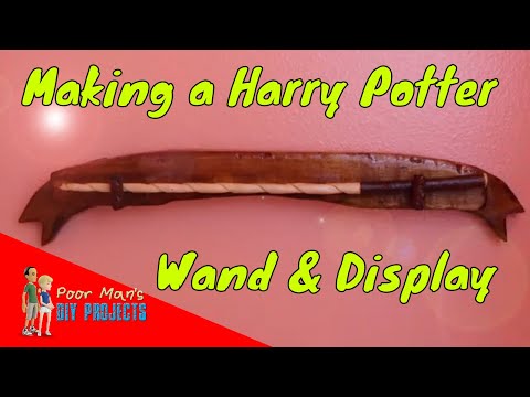 Poor Man's DIY: Harry Potter Wand & Display Collaboration