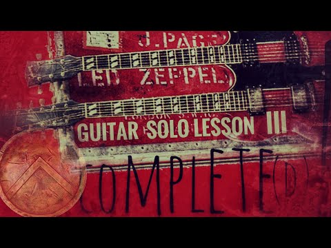 STAIRWAY TO HEAVEN Live TSRTS  Guitar Solo FULL COVER + LESSON (pt.III)