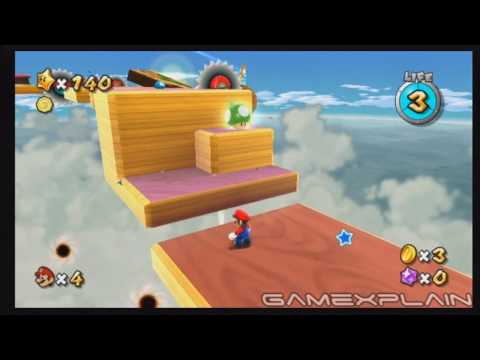 Super Mario Galaxy 2:  Puzzle Plank Green Stars