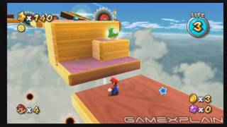 Super Mario Galaxy 2:  Puzzle Plank Green Stars
