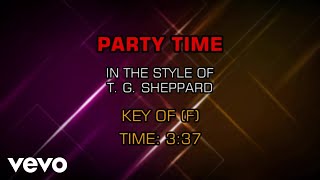 T. G. Sheppard - Party Time (Karaoke)