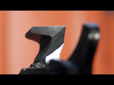 Affûtage à la lime trapèze double