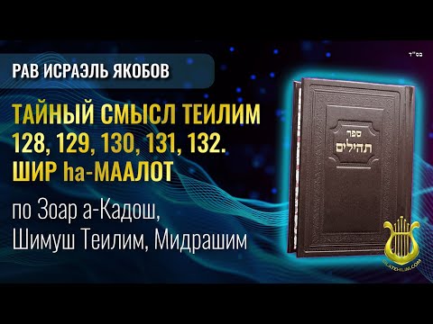 📖 Теилим 128, 129, 130, 131, 132 - Тайный Смысл. Рав Исраэль Якобов.
