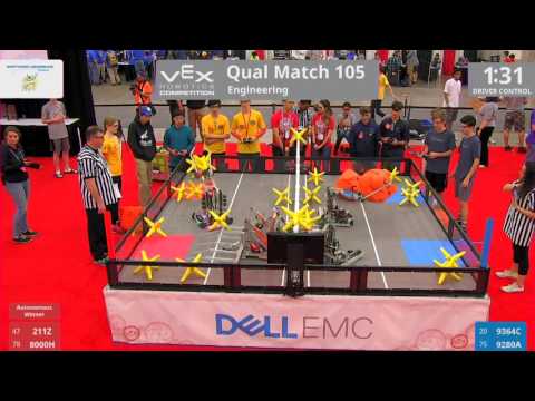 2017 VRC Engr Q105 - 211Z 8000H vs 9364C 9280A - 32 to 18