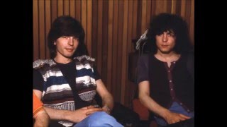 Marc Bolan &amp; Tony Visconti In The Studio Impersonating Bob Dylan