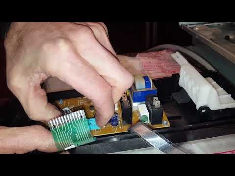 Fixing a dim microwave smart board