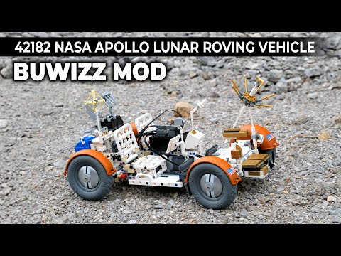 Motorized LEGO® 42182 NASA Apollo Lunar Roving Vehicle (Test Drive) part 2.