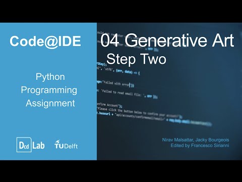 Codeide Python Programming Assignment 4 Generative Art Step 2