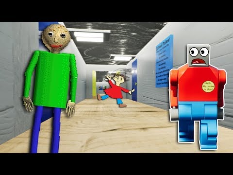 LEGO BALDI'S BASICS INVADES LEGO CITY SCHOOL! - Brick Rigs Gameplay - Baldi's Basics School Roleplay