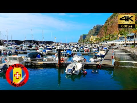 MADEIRA🦶Calheta coastline 💢4K 🎧Live Sounds #virtualmadeira